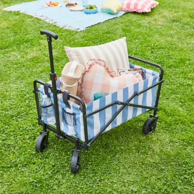Dunelm Striped Camping Trolley