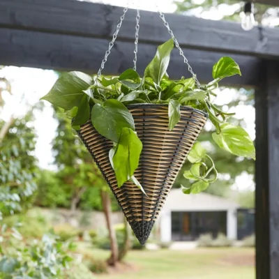 Dunelm Woven Hanging Basket