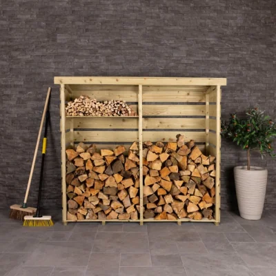 Dunelm Charles Bentley Wooden Large Log Store