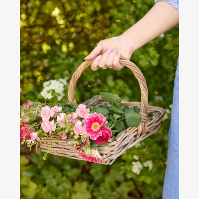 Dibor Rectangular Wicker Flower Trug