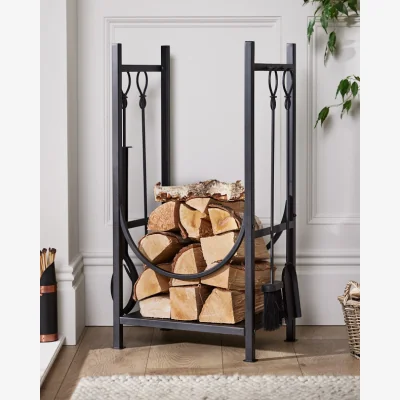 Dibor Chelsea Fire Tools & Log Store