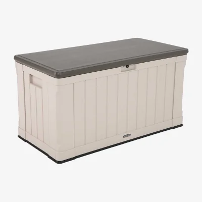 Homebase Lifetime Outdoor Plastic Garden Storage Box - 439 Litres