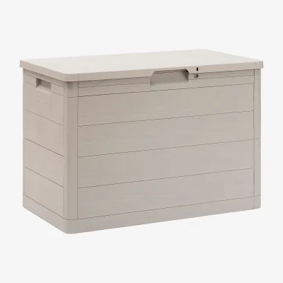 Homebase Toomax Garden Storage Box 160L - Warm Grey