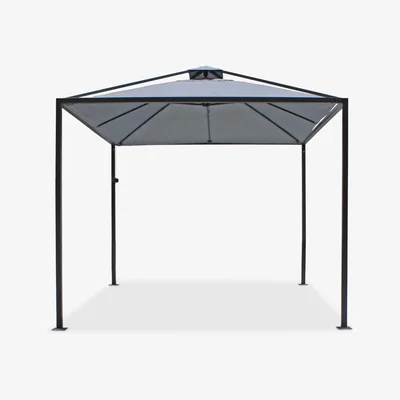 John Lewis KETTLER Panalsol Pagoda Gazebo, 3m, Grey