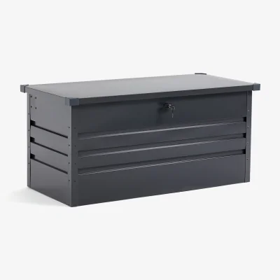 La Redoute Assia 350L Galvanised Steel Garden Storage Box