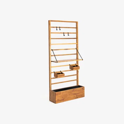 La Redoute Wallas Acacia Garden Planter & Partition