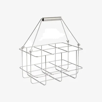 Nordic Nest HAY Outdoor Market bottle storage Stainless steel 6 bottles