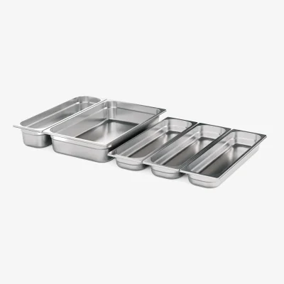 Nordic Nest Höfats FIRE KITCHEN storage boxes Stainless steel 5 pieces