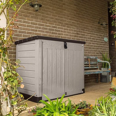 The Range Keter Store It Out Pro Outdoor Plastic Storage Shed - Beige and Brown