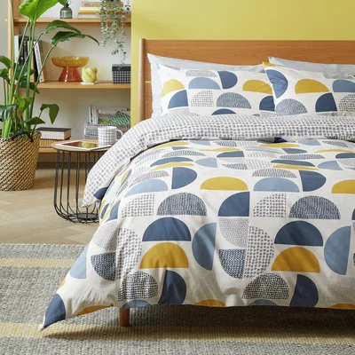 Habitat Habitat New Geo Blocks Bedding Set - Superking