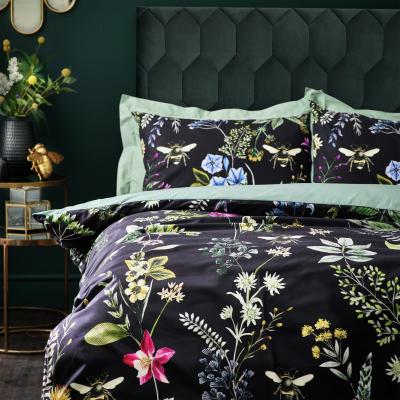 Habitat Wylder Midnight Bee Black Bedding Set - Superking