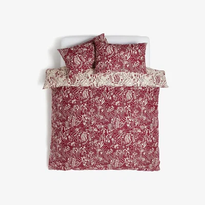 Habitat Habitat Folktale Ink Floral Bedding Set - Super King