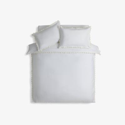 Habitat Habitat Pure Cotton Scallop White Bedding Set - Superking