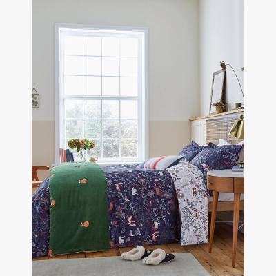 Marks & Spencer Joules Cotton Percale Kooky Woodlands Bedding Set - 6FT - Multi, Multi