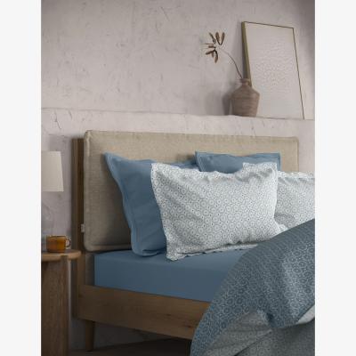 Marks & Spencer M&S X Fired Earth Seville Sidonia Brushed Cotton Bedding Set - 6FT - Blue Mix, Blue Mix