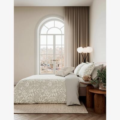 Marks & Spencer Bedeck Of Belfast Cotton Percale Atiya Bedding Set - 6FT - Cream, Cream