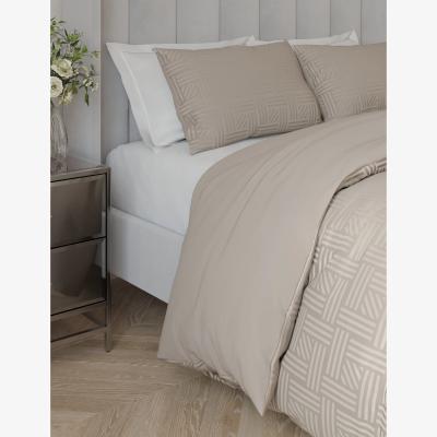 Marks & Spencer M&S Pure Cotton Jacquard Bedding Set - 6FT - Natural, Natural