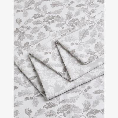 Marks & Spencer M&S Pure Brushed Cotton Oak Leaf Bedding Set - 6FT - Natural Mix, Natural Mix