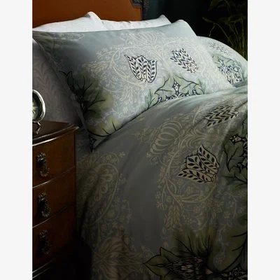 Marks & Spencer William Morris At Home Pure Cotton Avon Chintz Bedding Set - 6FT - Indigo, Indigo