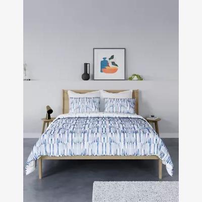 Marks & Spencer M&S Pure Cotton Watercolour Stripe Bedding Set - 6FT - Multi, Multi