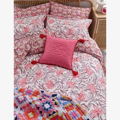 Marks & Spencer Joules Pure Cotton Percale Garland Floral Bedding Set - 6FT - Multi, Multi
