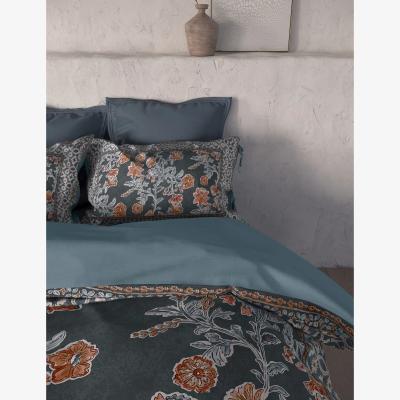 Marks & Spencer M&S X Fired Earth Seville Carmona Pure Cotton Bedding Set - 6FT - Under The Waves, Under The Waves