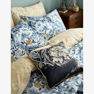 Marks & Spencer William Morris At Home Pure Cotton African Marigold Bedding Set - 6FT - Blue Mix, Blue Mix
