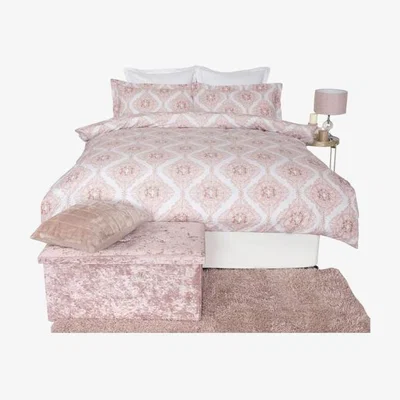 The Range Ava Duvet Cover Set - BM379 - Blush / Super King size