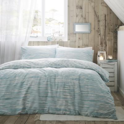 The Range Shore Duvet Set - Duck Egg / Superking