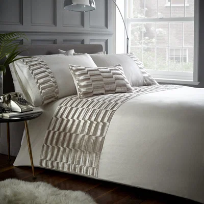 The Range Murray Duvet Set - Oyester / Superking