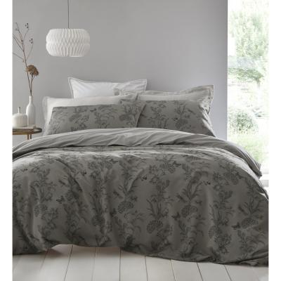 The Range Arboretum Duvet Cover and Pillowcase Set - Pewter / Superking