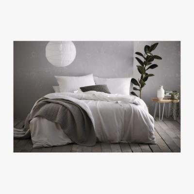 The Range Aspect Duvet Cover and Pillowcase Set - White / Superking