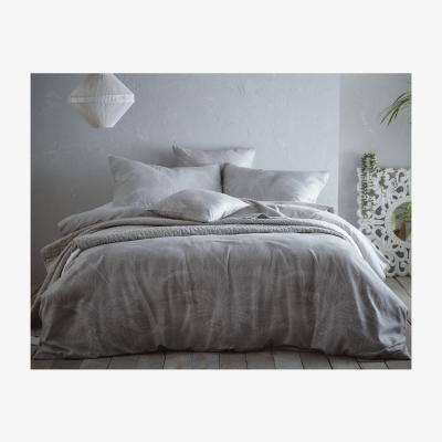 The Range Portfolio Home Hot House Duvet Cover and Pillowcase Set - Grey / Superking