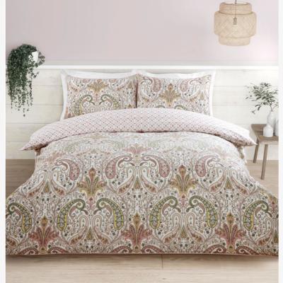 The Range Paisley Piped Edge Duvet Cover and Pillowcase Set - King size