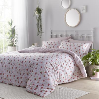The Range Strawberry Fields Duvet Set - Pink / Superking