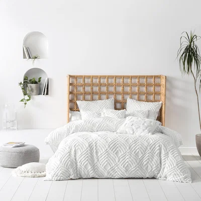 The Range Ogee Tufted Duvet Cover Set - Superking