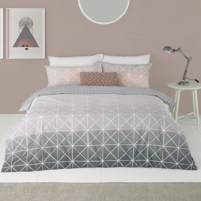 The Range Geometric Gradient Duvet Cover Set - Multi / Superking