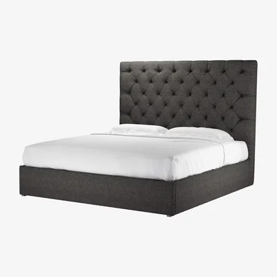 Sofa.com Rosalie 150cm Super King Ottoman Bed in Anthracite Quartz - sofa.com