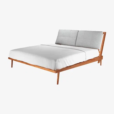 Sofa.com Hendrik Super King Bed in Frost Highland Tweed - sofa.com