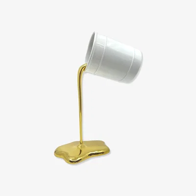 Amara The Paint Pot Sculpture - Gold