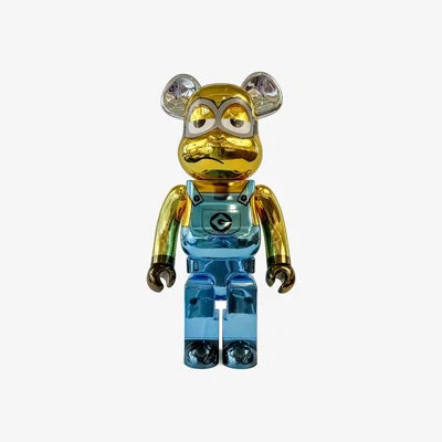 Amara 1000% Bearbrick Minion Kevin - Chrome