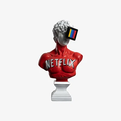 Amara Binge Watcher David Sculpture
