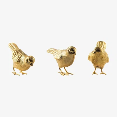 Amara Sparrows Ornaments - Set of 3