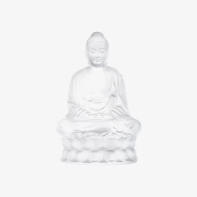 Amara Lalique - Buddha Figure - Clear