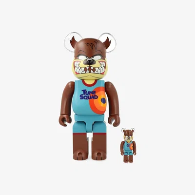 Amara 400% + 100% Bearbrick Taz - Space Jam A New Legacy