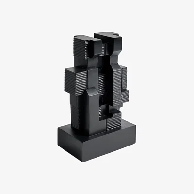 Amara Mahogany Block Sculpture