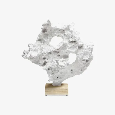 Amara Made Goods - Parnel Faux Coral Ornament - White