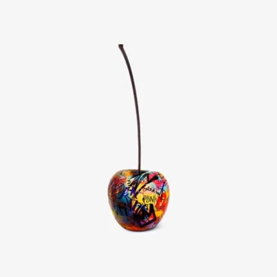 Andrew Martin Cherry - Graffiti (50Cm X 50Cm), Fruit Sculpture, 50cm x 50cm - Andrew Martin