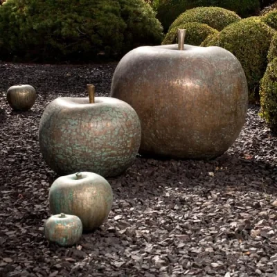 Andrew Martin Apple - Cast Bronze (20Cm X 16Cm), Accessory, 20cm x 16cm - Andrew Martin