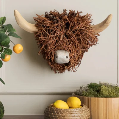 Arighi Bianchi Highland Cow Head